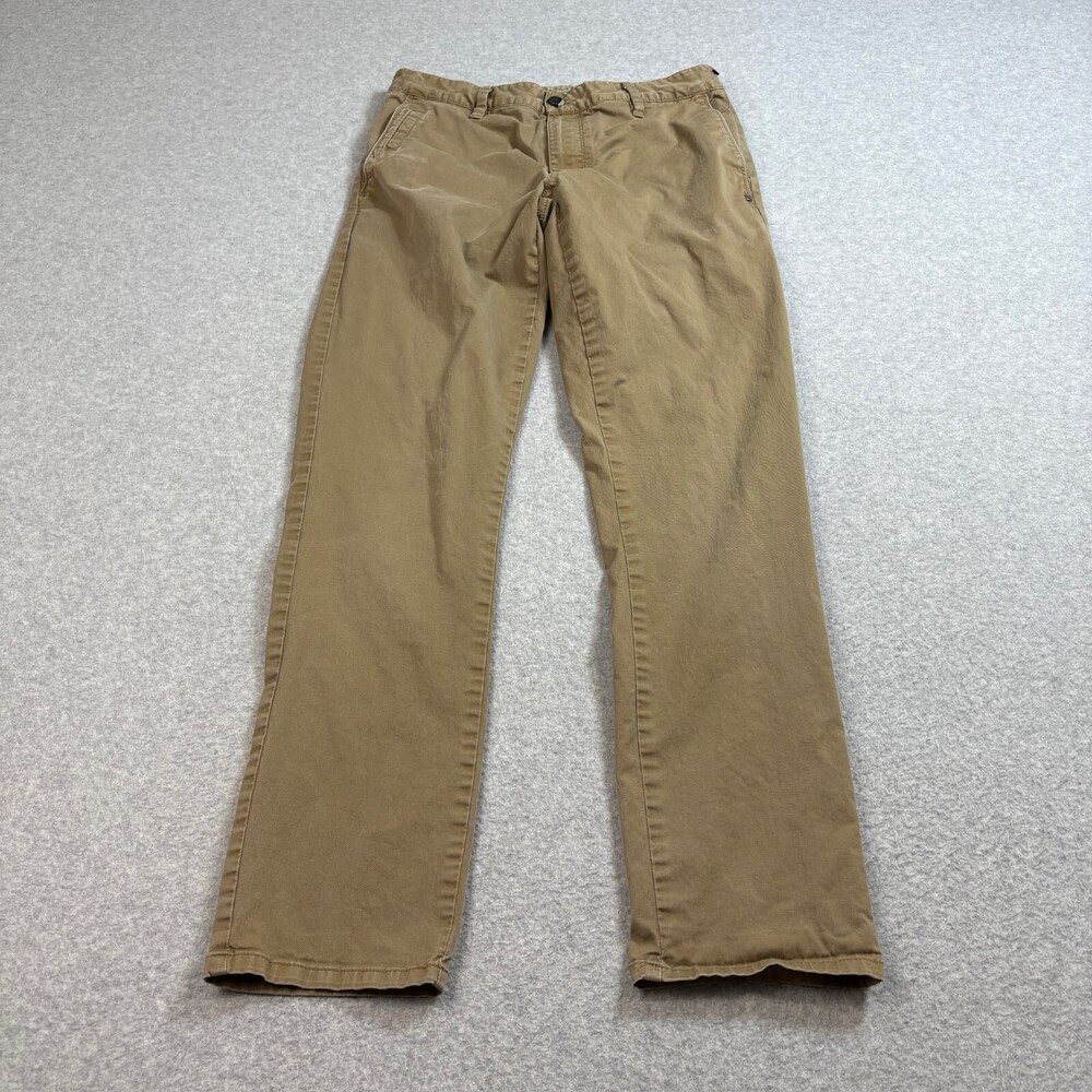 Vuori Pants Men 28x29 Tan Chino Straight Capsule Minimalist Academia Heritage